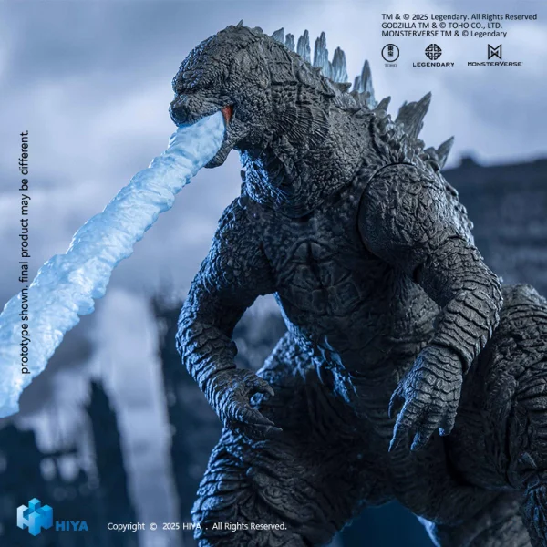 HIYA TOYS Exquisite Basic Series None Scale 7 Inch Godzilla 2014 Godzilla Translucent Ver. - Godzilla