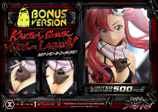Ultimate Premium Masterline Tengen Toppa Gurren Lagann Kamina, Simon & Yoko with Lagann "Our Hearts Pierce the Skies!" DX Bonus Version