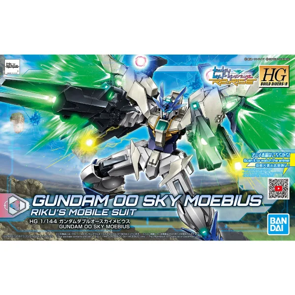 BANDAI HOBBY HGBD:R 1/144 Gundam 00 Sky Moebius - Gundam Build Divers / Re:Divers