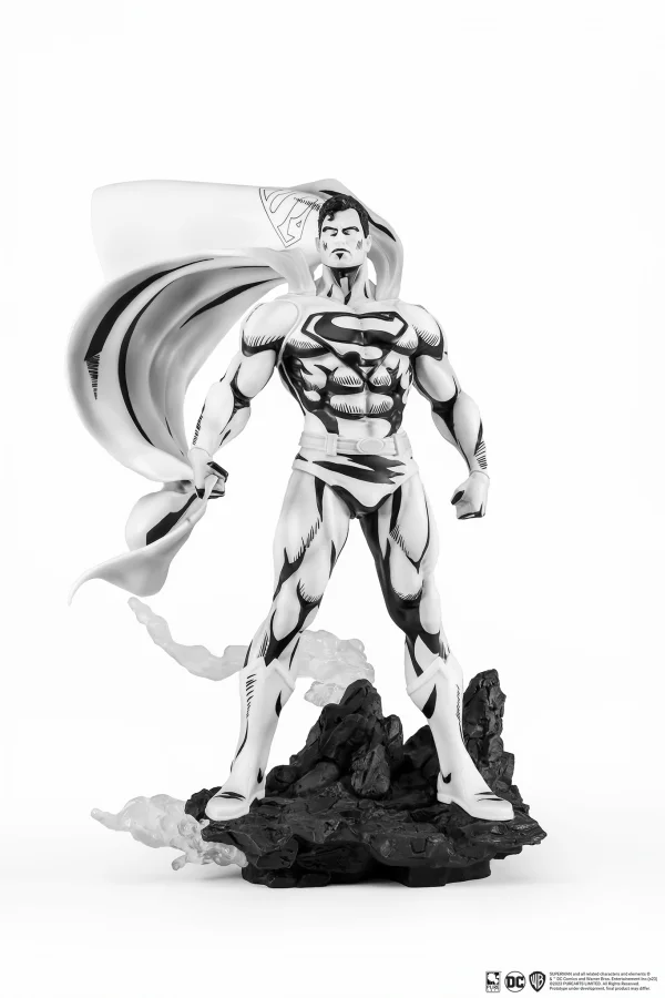 PureArts SDCC 2024 DC HEROES : Superman B&W PX PVC 1/8 Statue - DC Comics