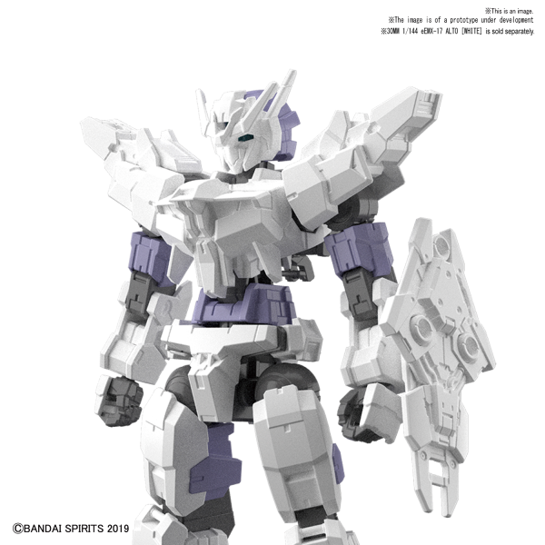 30MM 1/144 OPTION ARMOR FOR COMMANDER TYPE [ALTO EXCLUSIVE/ WHITE]