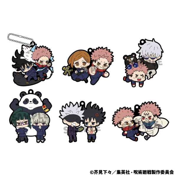MegaHouse Rubber Mascot Buddycolle Jujutsu Kaisen(Repeat) (6pc per box) - Jujutsu Kaisen