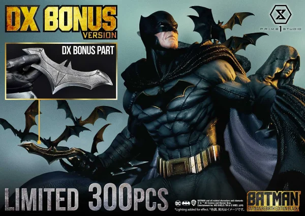 Prime 1 Studio Ultimate Premium Masterline Batman (Comics) Batman Rebirth Edition (Black) DX Bonus Version - DC Comics