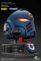 Ultramarines Captain MkX Helmet & Display Stand 16