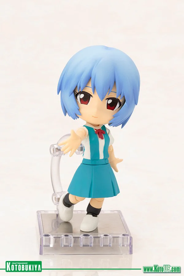 KOTOBUKIYA Evangelion: 2.0 You Can (Not) Advance REI AYANAMI CU-POCHE ACTION FIGURE - Rebuild of Evangelion