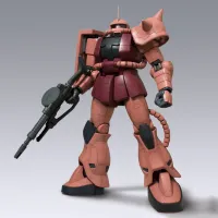 BANDAI HOBBY Mega Size Model - 1/48 Scale MS-06S Zaku 2 - Mobile Suit Gundam - photo 2