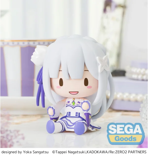 SEGA fuwa petit Re:ZERO -Starting Life in Another World- Chibi Figure Emilia - Re:ZERO -Starting Life in Another World-