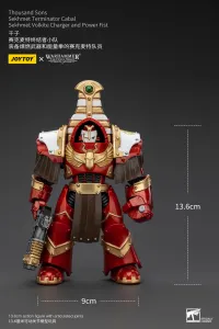 JOYTOY Thousand Sons Sekhmet Terminator Cabal Sekhmet Volkite Charger And Power Fist - Warhammer 40K - photo 7