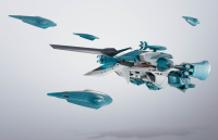 VF-2SS VALKYRIE II + SAP (Silvie Gena use) -Lovers Again- "The Super Dimension Fortress MACROSS II -LOVERS AGAIN-", TAMASHII NATIONS HI-METAL R 13