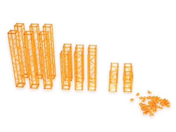 PLUM PMOA Pla Accessory01 Truss　clear orange Ver - Pla Accessory