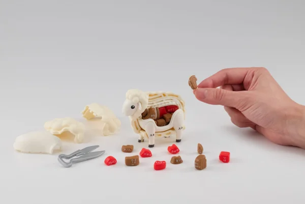 MegaHouse Lamb Puzzle , Megahouse Kaitai Puzzle - Kaitai Lamb