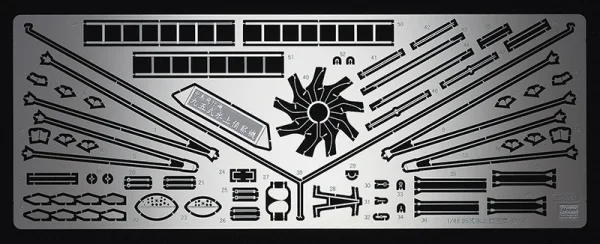 Hasegawa [QG55] 1:48 TYPE 95 RECONNAISSANCE SEAPLANE (DAVE) DETAIL UP ETCHING PARTS - Kit Accessories