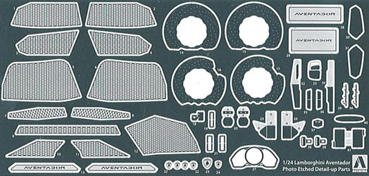 1/24 LAMBORGHINI AVENTADOR LP700-4 Common Detail-Up Parts