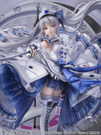 "Date A Bullet" The White Queen -Royal Blue Sapphire Dress Ver.- 1/7 Scale Figure (SHIBUYA SCRAMBLE FIGURE) 6