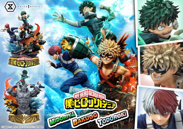 Ultimate Premium Masterline My Hero Academia Midoriya, Bakugo & Todoroki