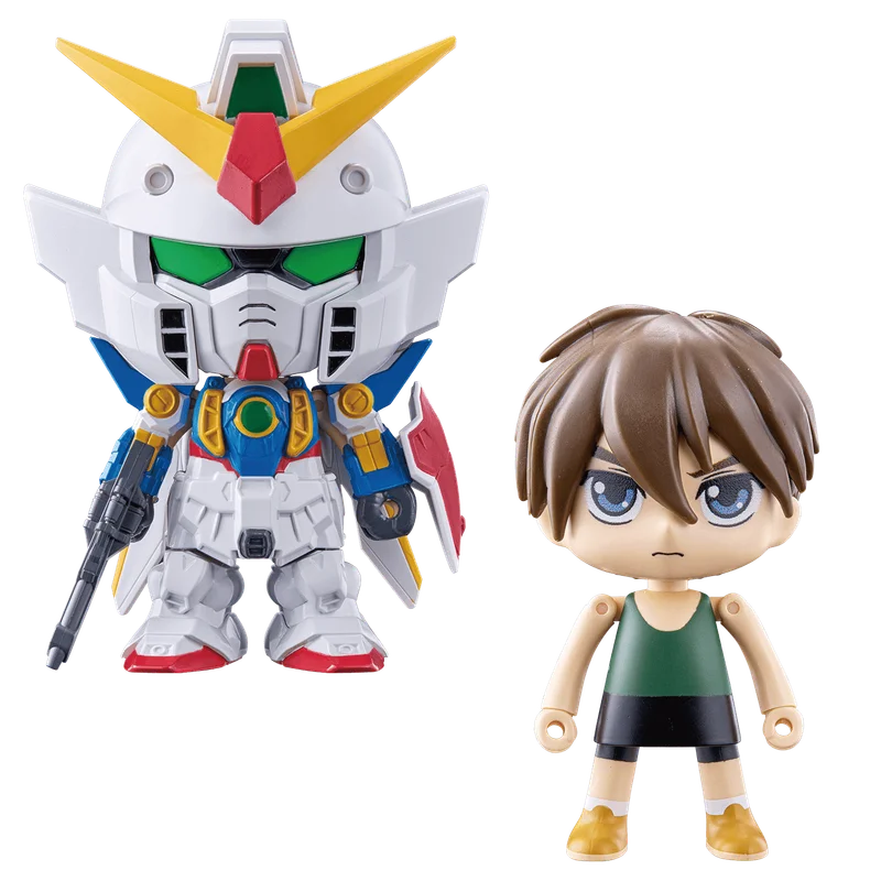 BANDAI GUNDAM CROSS WING GUNDAM & HEERO・YUY - Mobile Suit Gundam Wing