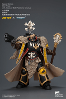 Space Wolves Wolf Priest with Absolvor Bolt Pistol and Crozius 16
