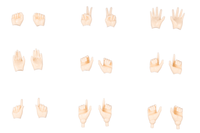 MEGAMI DEVICE M.S.G 09 HAND SET SKIN COLOR A 2