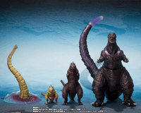 GODZILLA [2016] THE SECOND FORM & THIRD FORM & GIANT UNIDENTIFIED CREATURE SET 10