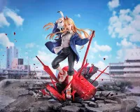 SEGA CHAINSAW MAN Figure Power & Meowy - Chainsaw Man - photo 9