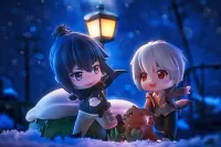 Good Smile Arts Shanghai Shion and Nezumi Chibi Figures: A Distant Snowy Night Ver. - No. 6 - photo 4