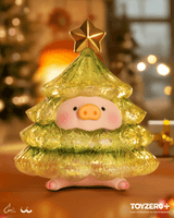 LuLu the Piggy - XL Sparkling Christmas Tree (Gold Green) 2