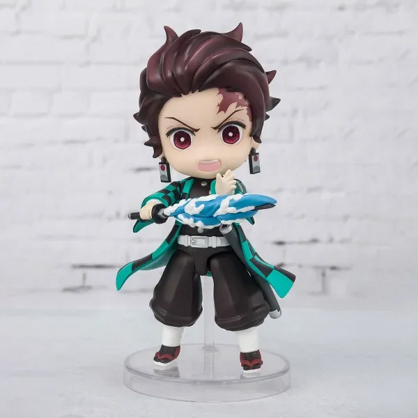 TAMASHII NATIONS Tanjiro Kamado -Water Breathing- Demon Slayer: Kimetsu no Yaiba, Bandai Spirits Figuarts Mini - Demon Slayer: Kimetsu no Yaiba