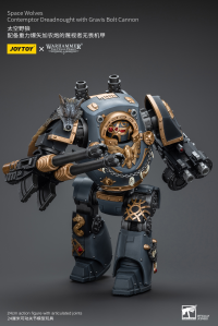 Space Wolves Contemptor Dreadnought with Gravis Bolt Cannon 9