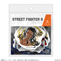 Street Fighter 6 die-cut stickers A set 1