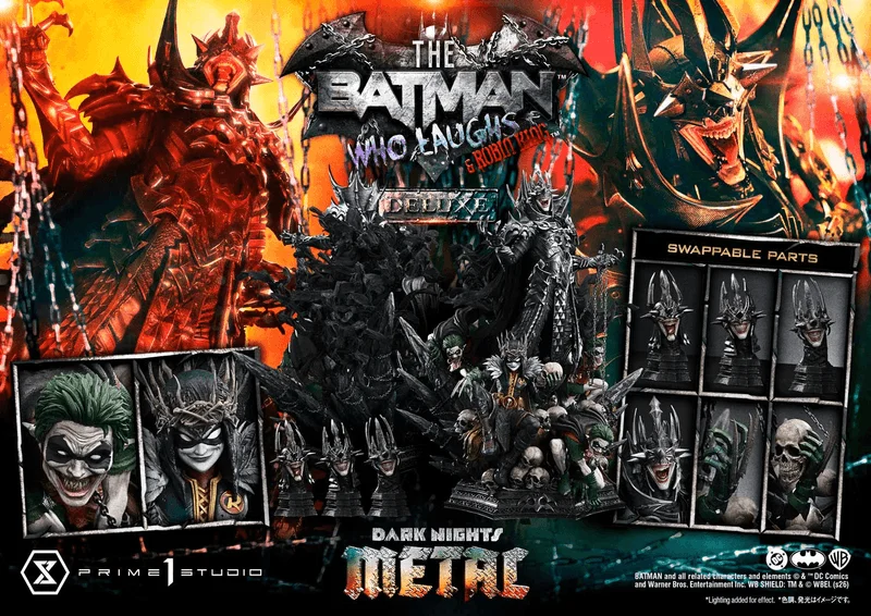 Prime 1 Studio Museum Masterline Dark Nights: Death Metal The Batman Who Laughs & Robin King DX Bonus - DC Comics