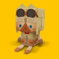 CAPCOM VOXENATION Plush Capcom40th Palico(Felyne Leather Set) / Monster Hunter - Monster Hunter - photo 2