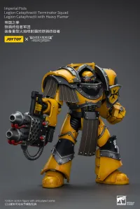 JOYTOY Imperial Fists Legion Cataphractii Terminator Squad Legion Cataphractii with Heavy Flamer - Warhammer 40K - photo 8