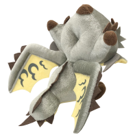 [Repeat Sales]Monster Hunter Chibi-Plush Silver Rathalos 3
