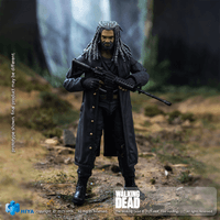 HIYA Exquisite Mini Series 118 Scale 4 Inch The Walking Dead Ezekiel Action Figure 7
