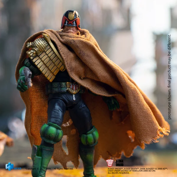 HIYA TOYS Exquisite Mini Series 1/18 Scale JUDGE DREDD Cursed Earth Judge Dredd - Live Action Movies/TV