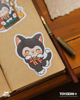Moffy's - Mewky Sticker (Black Cat - Standing) 3