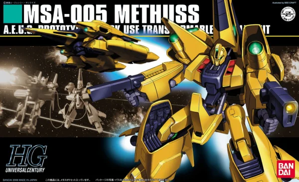 BANDAI HOBBY HGUC 1/144 #61 MSA-005 Methuss - Mobile Suit Gundam Zeta