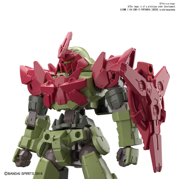 BANDAI HOBBY 30MM 1/144 OPTION ARMOR FOR COMMANDER TYPE [PORTANOVA  EXCLUSIVE/ RED] - 30 Minutes Missions (30MM)