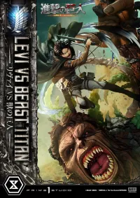 Prime 1 Studio Ultimate Premium Masterline  TV animation Attack On Titan  Levi versus Beast Titan - Attack on Titan - photo 44