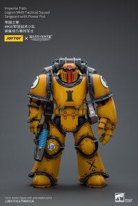 Imperial Fists   Legion MkIII Tactical Squad  Sergeant with Power Fist 1