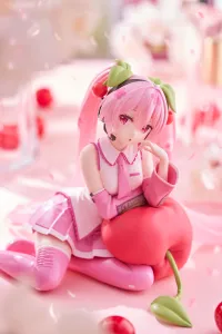 TAITO Sakura Miku Desktop Cute Figure (Cherry Cushion Ver.) - Hatsune Miku - photo 2