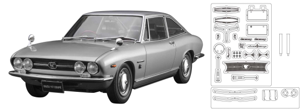 1/24  ISUZU 117 COUPÉ EARLY VERSION "DETAIL UP VERSION"