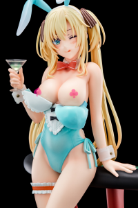 Regina Mercedes wearing 秘色(HISHOKU) bunny costume with Nip Slip Gimmick System 14