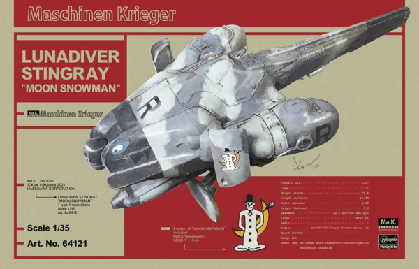 1/35 LUNADIVER STINGRAY MOON SNOWMAN