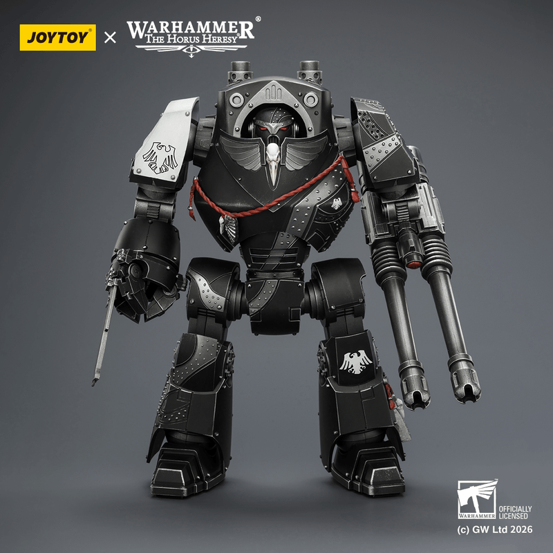 Raven Guard Contemptor Dreadnought with Gravis autocannon and Chainfist