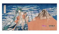 Presence CO., LTD. Hatsune Miku x Katsushika Hokusai iXima Bath Towel The Great Wave off Kanagawa - Hatsune Miku - photo 2