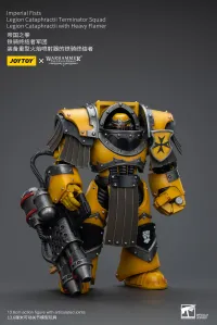 JOYTOY Imperial Fists Legion Cataphractii Terminator Squad Legion Cataphractii with Heavy Flamer - Warhammer 40K - photo 5
