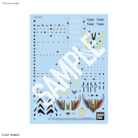 HG 1/100 YF-29 DURANDAL VALKYRIE  (MAXIMILIAN JENIUS USE) FULL SET PACK WATER DECALS 1