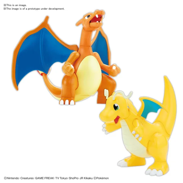 BANDAI HOBBY POKEMON MODEL KIT CHARIZARD & DRAGONITE - Pokémon