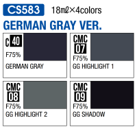 Mr Color - Color Modulation Set German Gray 2